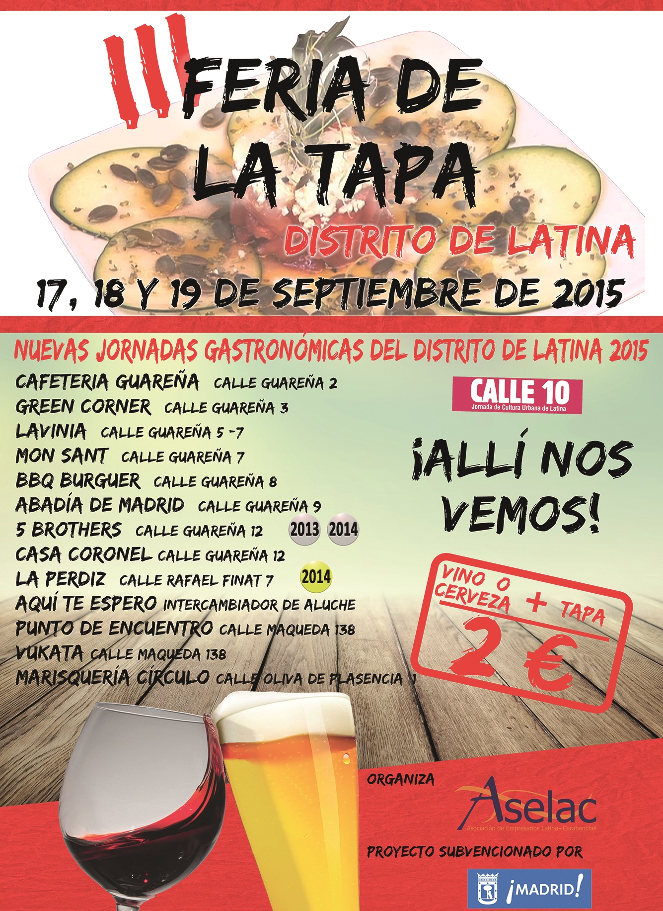 Feria de la tapa de Latina