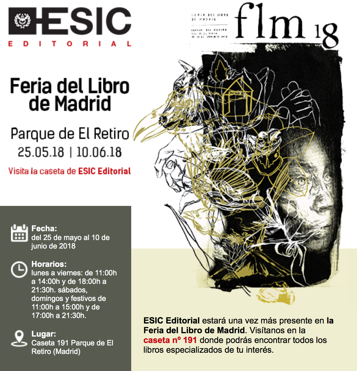 Nos vemos en la Feria del Libro