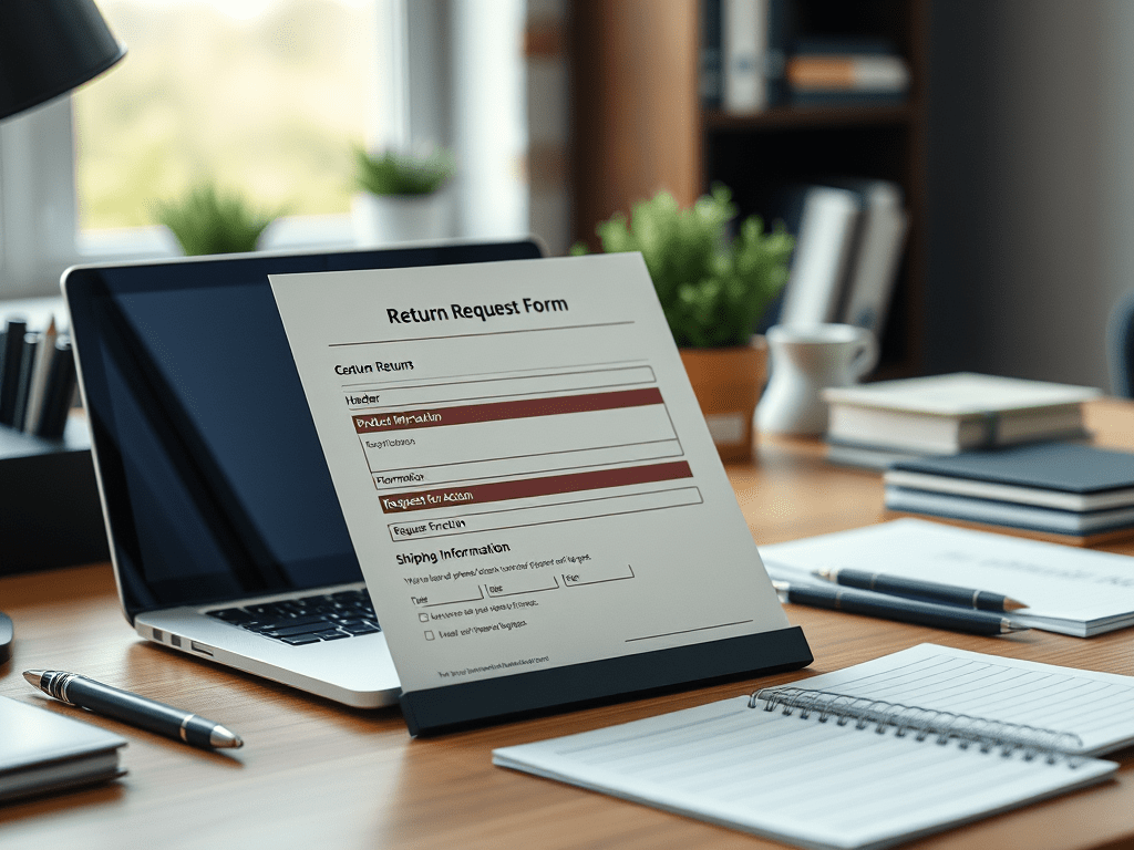Formato de solicitud de devolución de&nbsp;mercancías