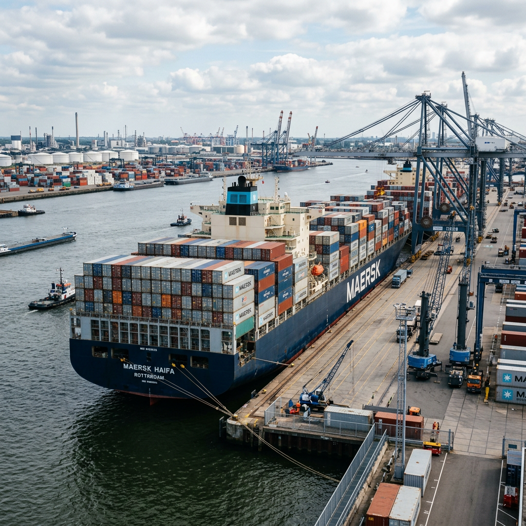 Puerto de Róterdam: Innovación con Gemelos Digitales