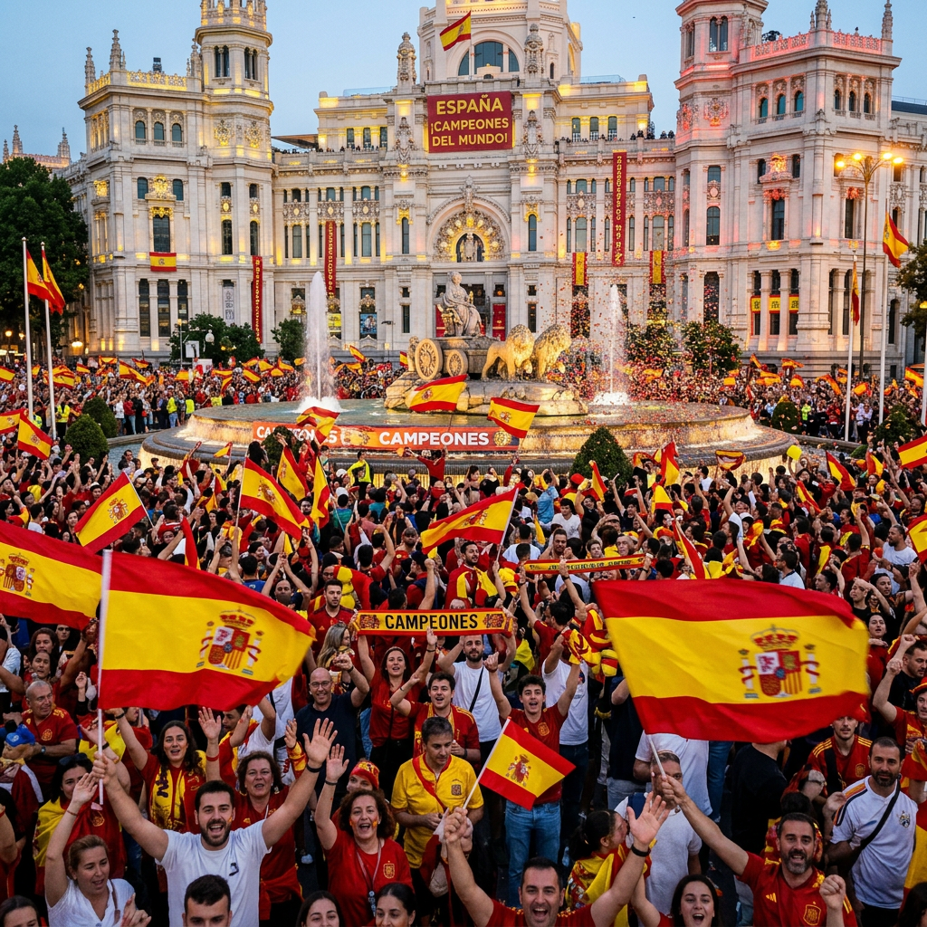 La Celebración del Mundial 2026 en Cibeles. Mi perspectiva desde la logística